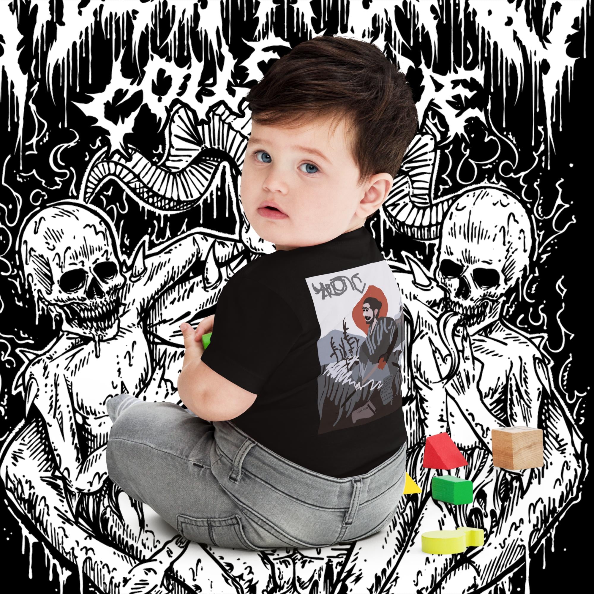 Abiotic Baby Tee – Metal Dad Merch