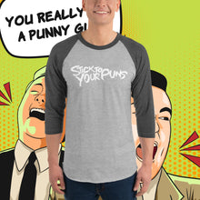 Load image into Gallery viewer, Stick To Your Puns Dad Baseball Tee