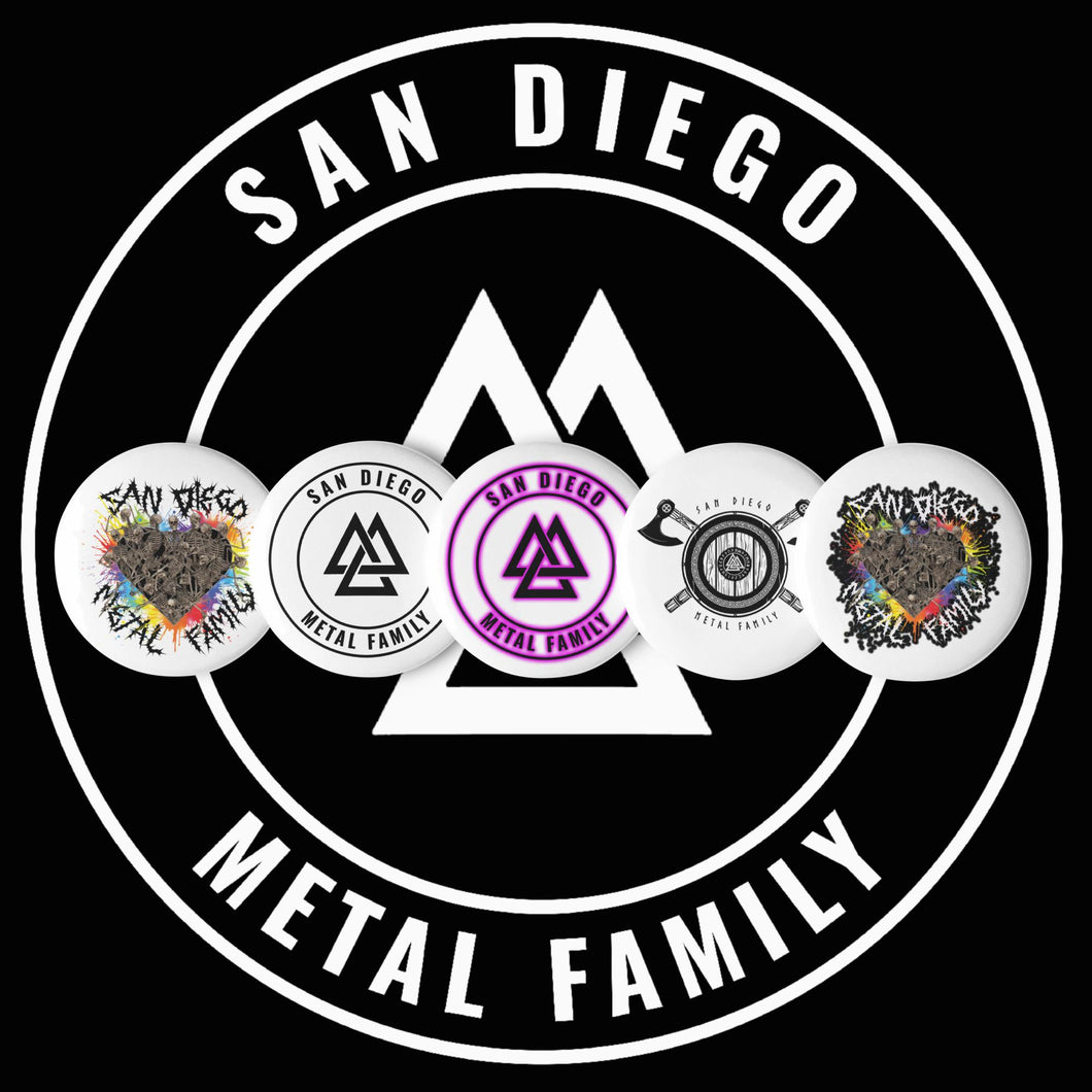 SDMF Set of pin buttons