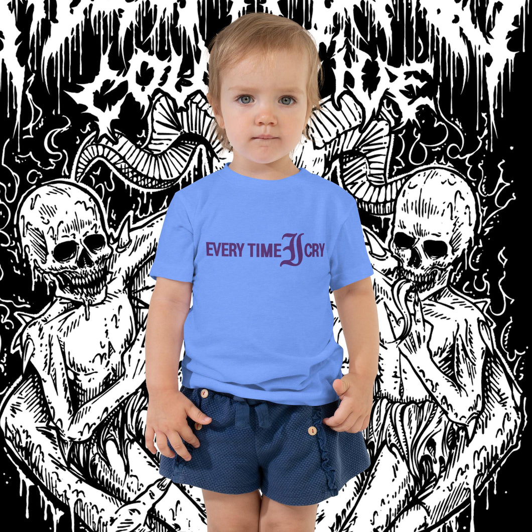 Every Time I Cry Purple Toddler Tee