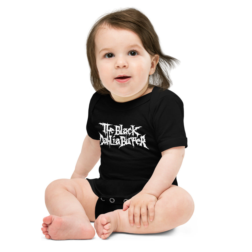 The Black Dahlia Burper Onesie