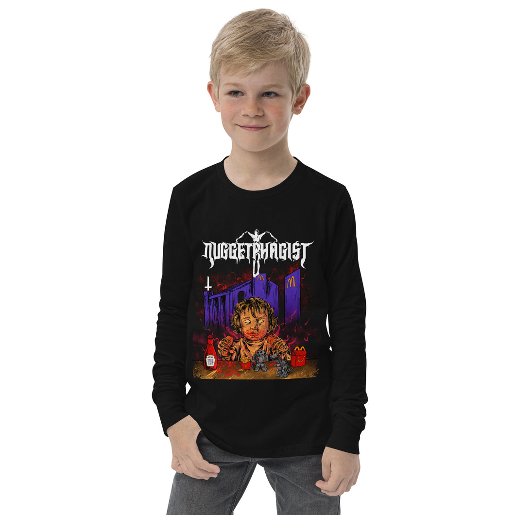 Nuggetphagist Youth long sleeve tee